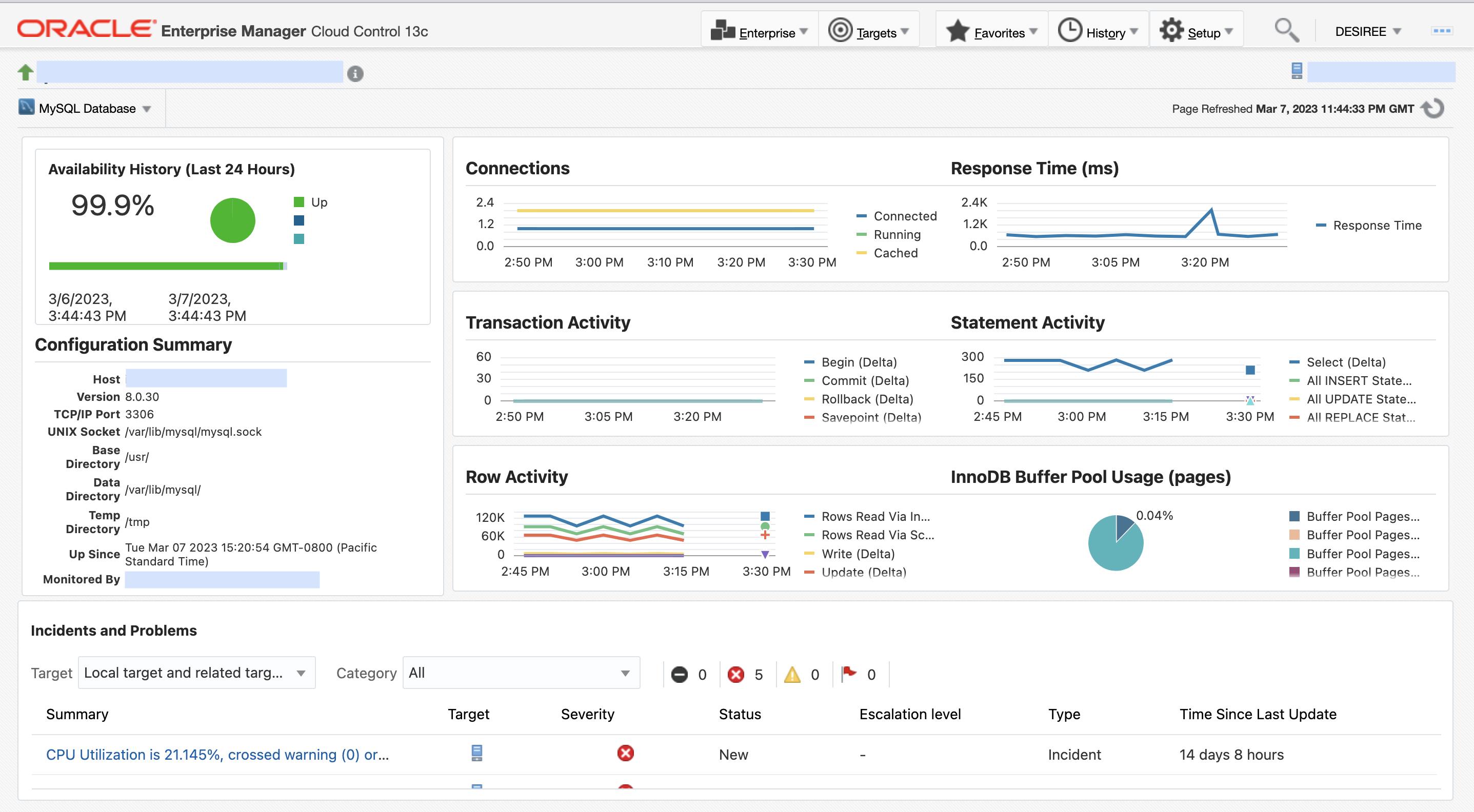 Figure 1: MySQL Homepage 