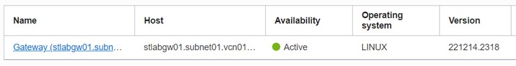 Cloud Management Gateway Status