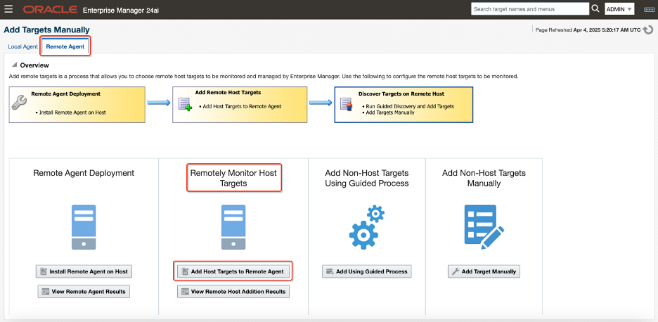 Remote Host Addition