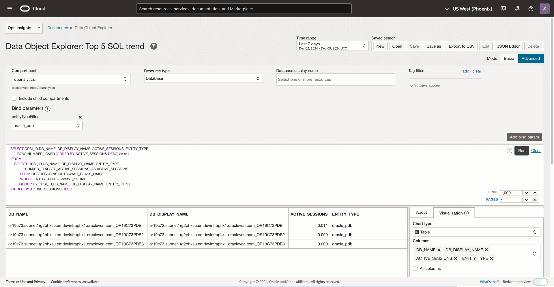 Data Object Explorer