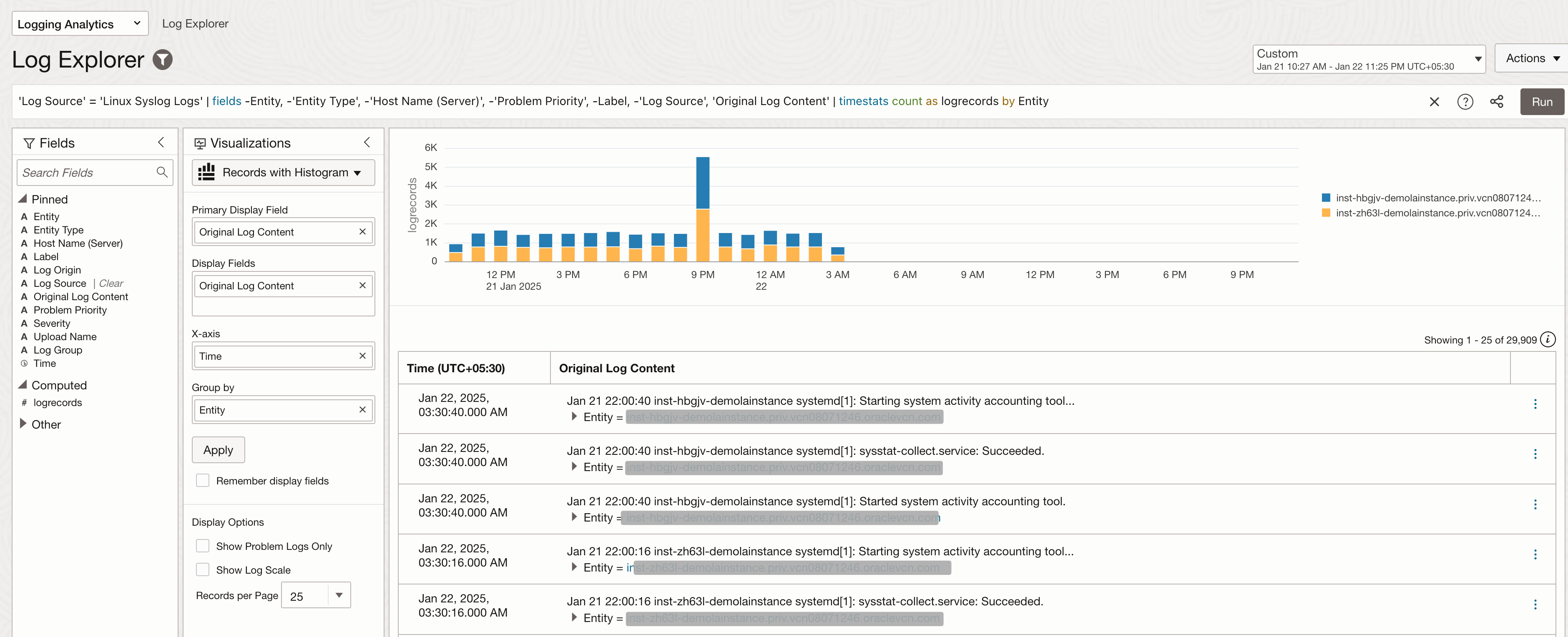 Syslog Visualization