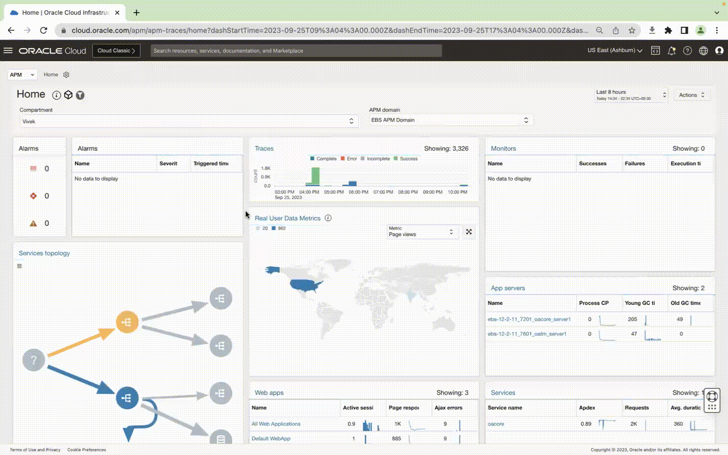Figure 7:  APM Trace Explorer