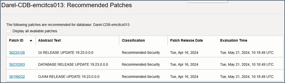Figure 2: Precise patch recommendations to remediate vulnerabilities