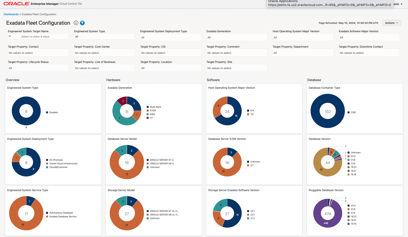 Exadata Fleet Configuration
