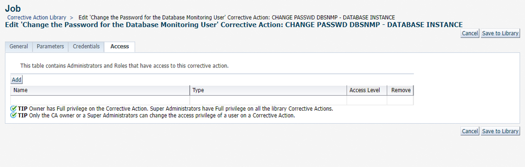 Corrective Action screen 4