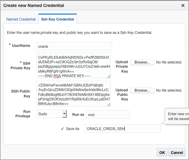 Figures 19, 20 and 21.  Using the IPSec Connection, manually adding the Database Target from the Right/Target/Libreswan-side to the Left/EM-side Enterprise Manager, followed by Installing the EM Agent on the Right/Target/Libreswan-side Target.