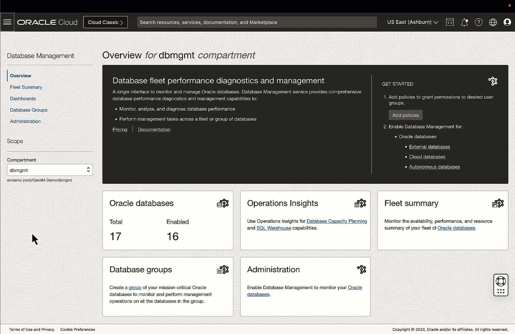 Figure 4:  Alarm definition management provides a quick way to configure alerting on critical metrics