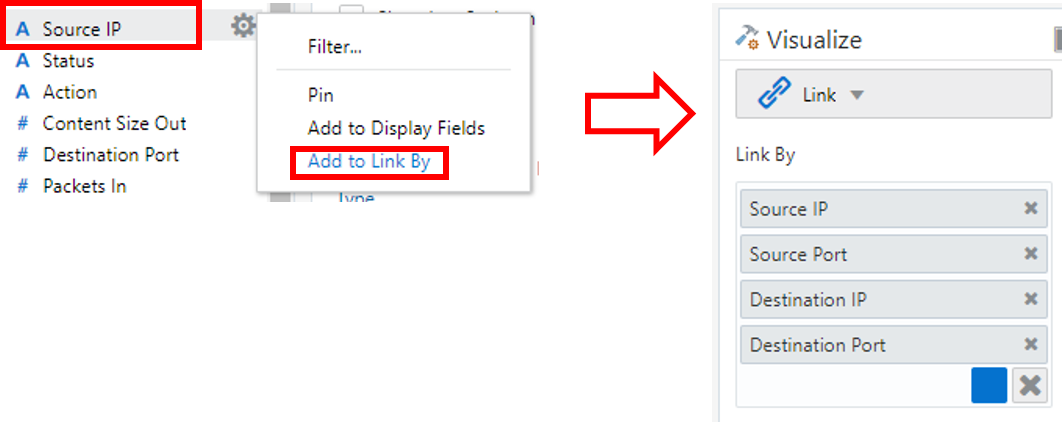 Select Fields to Link By