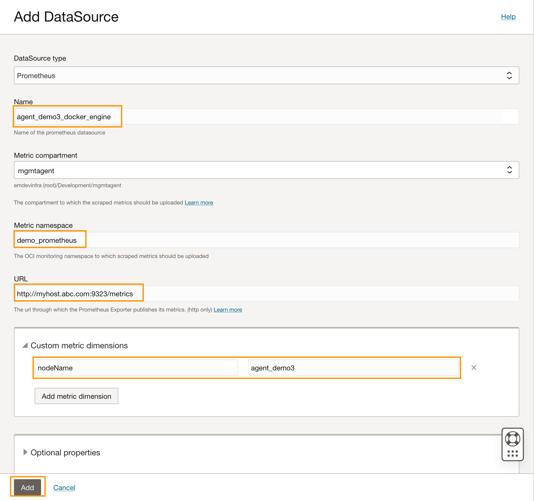 Add DataSource