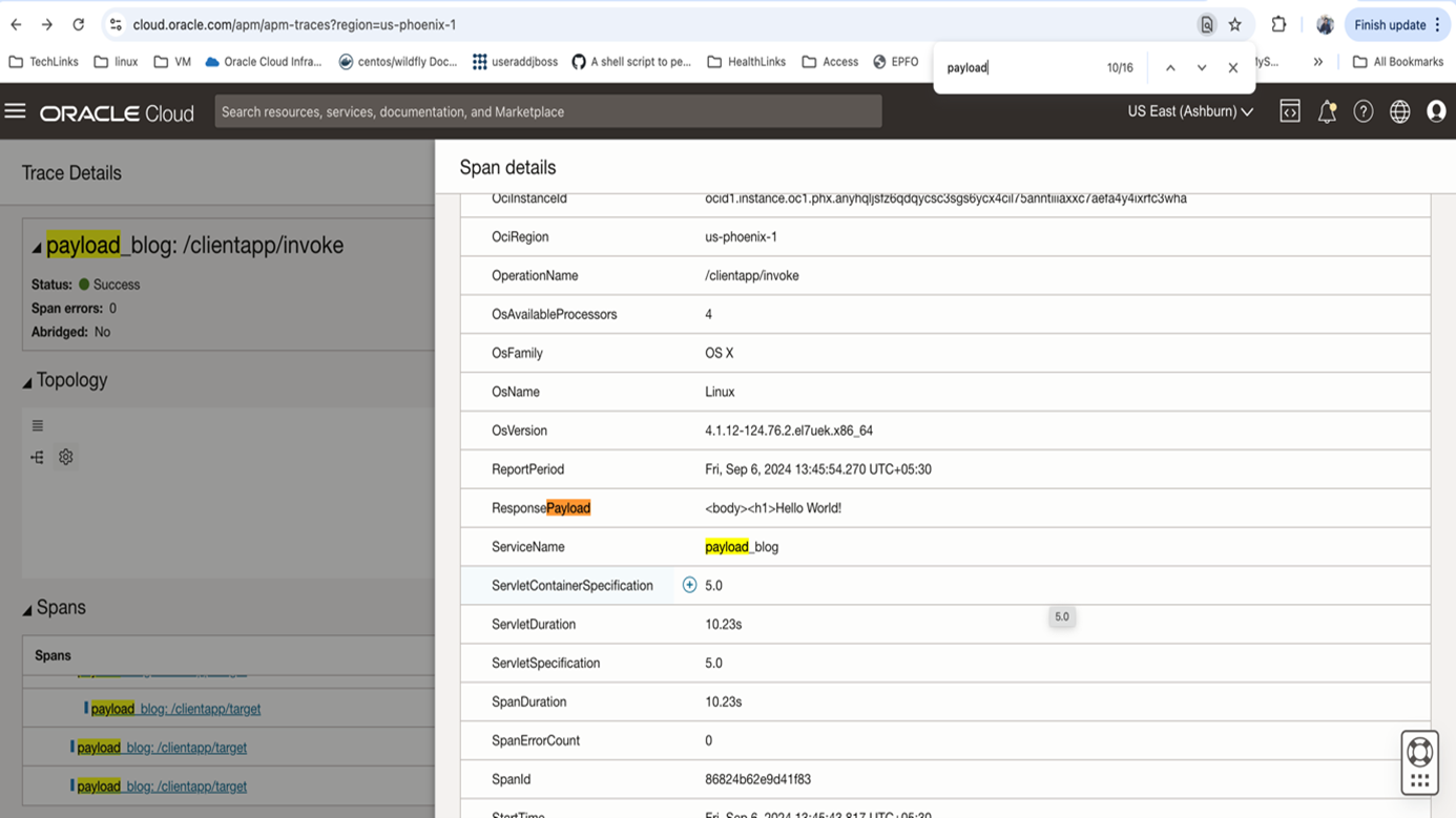 Filtered Response Regex content