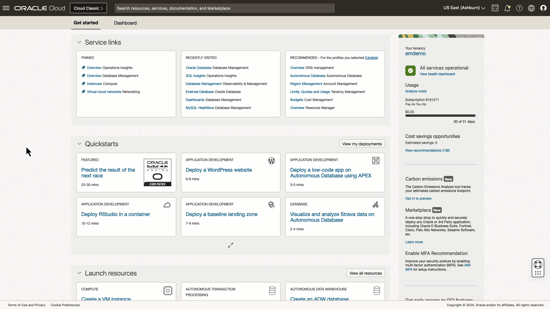 Figure 1:  Navigate to Named Credentials feature and create a named credential in Database Management
