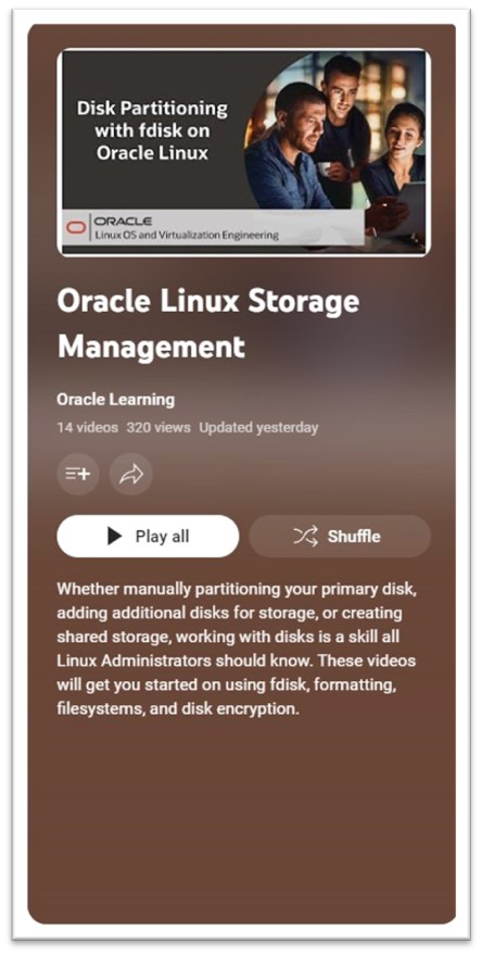 oracle linux training