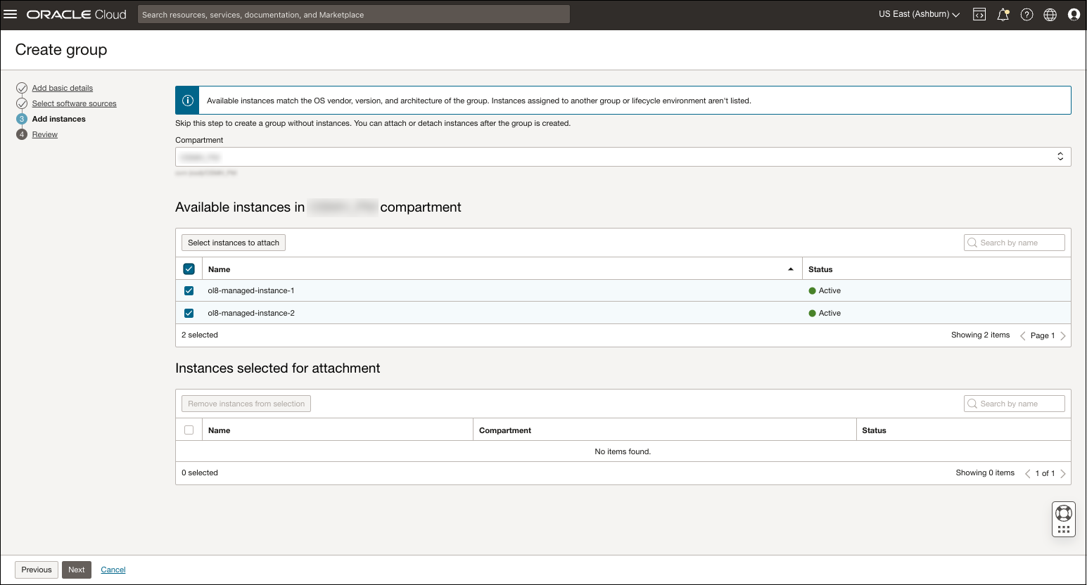 OS Management Hub create group