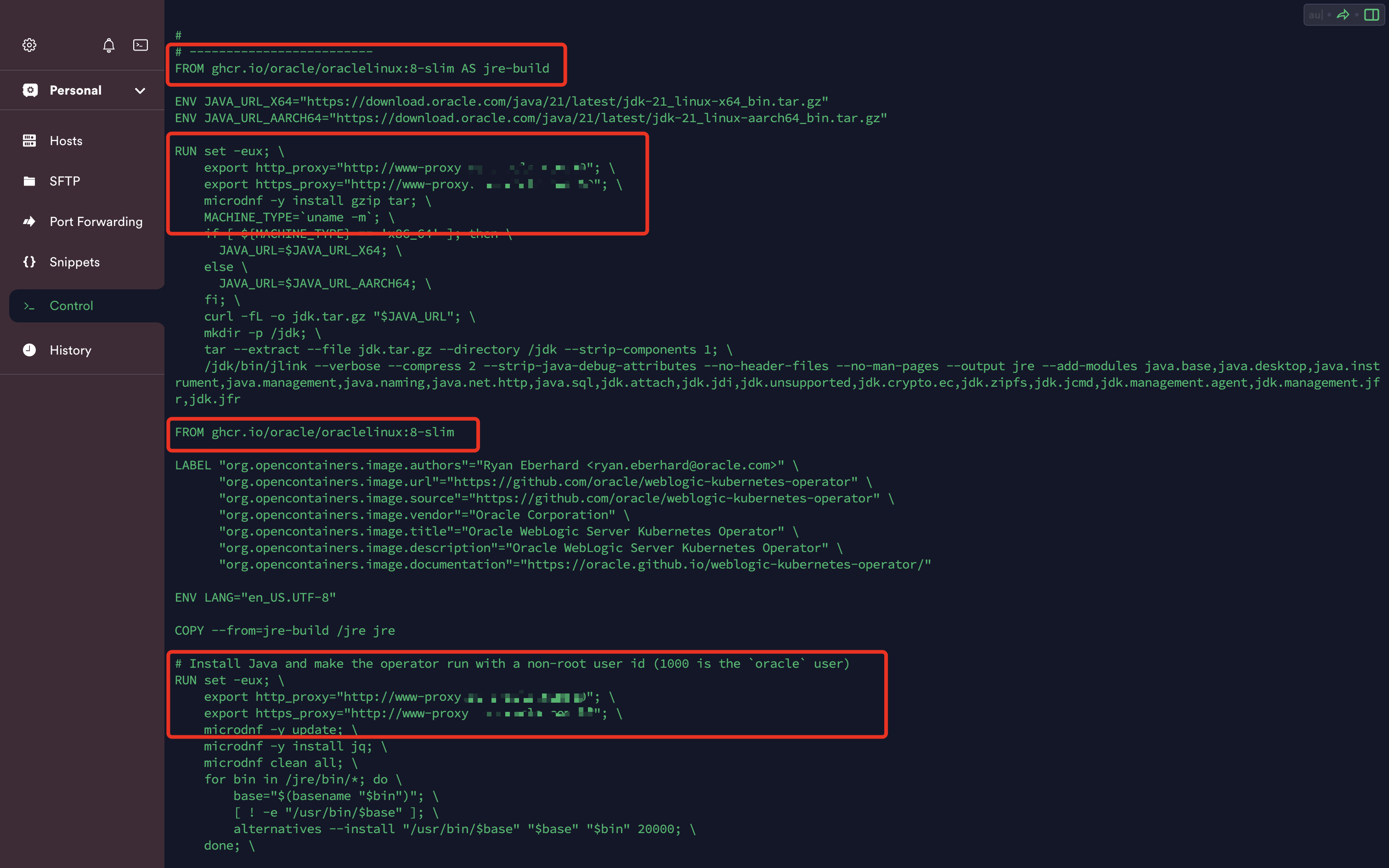 dockerfile