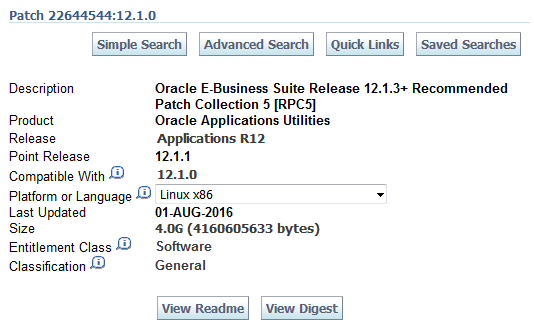 EBS 12.1.3 RPC 5 screenshot download