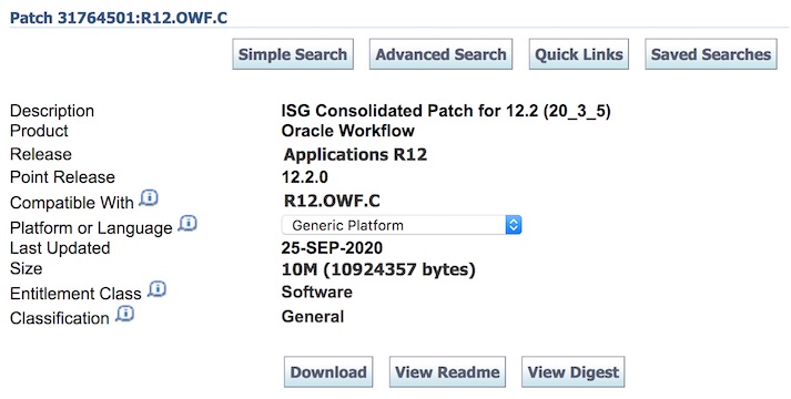 ISG Consolidated Patch for 12.2 (20_3_5)
