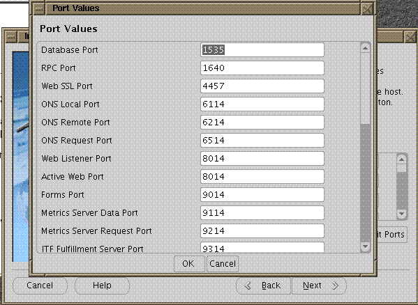 Port-pool-2: Manual port modification after selecting port pool.