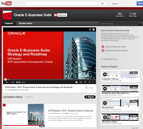 EBS YouTube channel screenshot