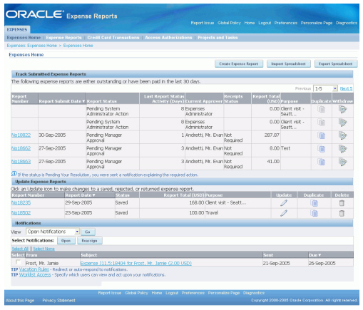 Expenses R12 Screenshot: