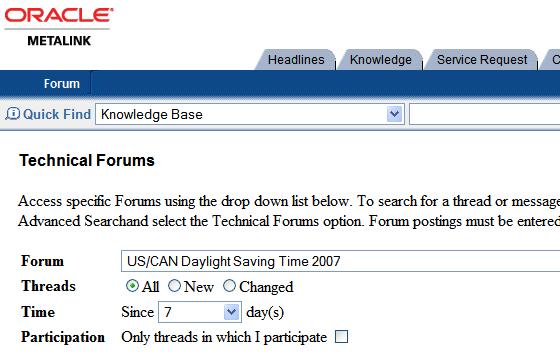 Metalink Forum Screenshot: