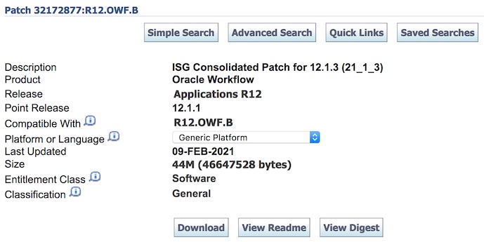 Integrated SOA Gateway Patch for 12.1.3