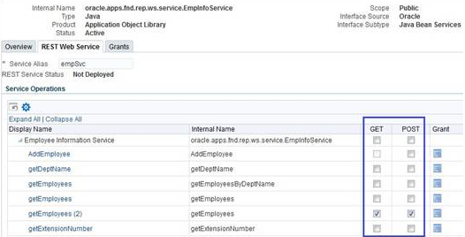 Java Web Service Details