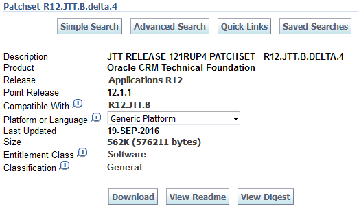 CRM 12.1.3 JTT Delta 4