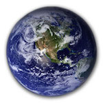 Earth blue marble