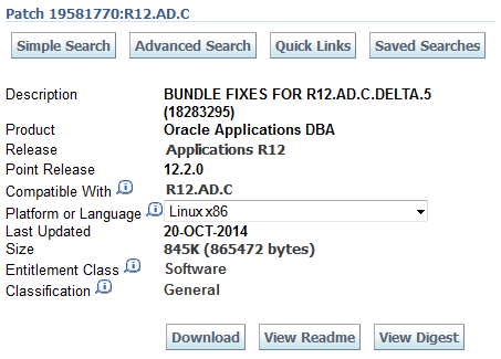 New ebs 12.2 patches