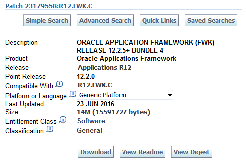 EBS 12.2.5 Bundle Patch 4