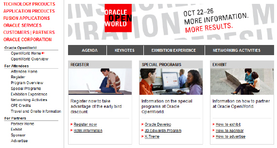 OpenWorld 2006 Site: 