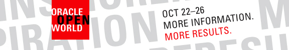 Oracle OpenWorld 2006 logo: