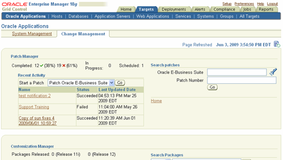 Screenshot of patch wizard acmp plug-in screen