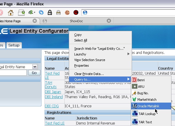 Metalink Search Plugin: Screenshot of Metalink search engine plug-in for Firefox