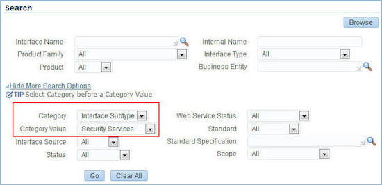 Security service screenshot