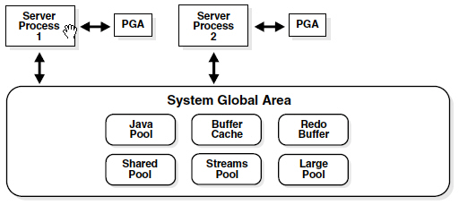 System Global Area (SGA) Pools: 