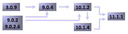 Roadmap diagram showing Portal upgrade paths