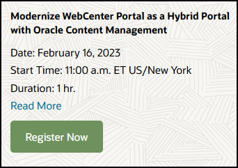 webcast info