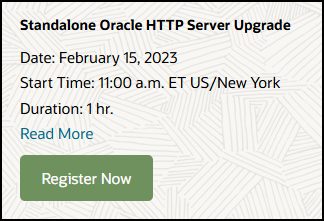 webcast info