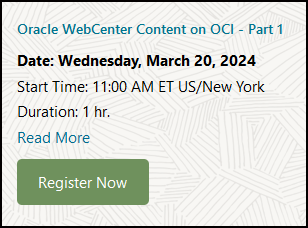 webcast details