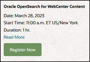 webcast details