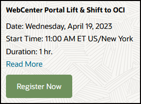webcast info