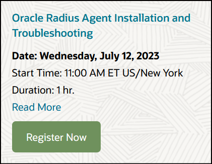 webcast details