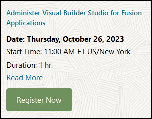 webcast info