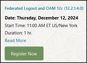 webcast details