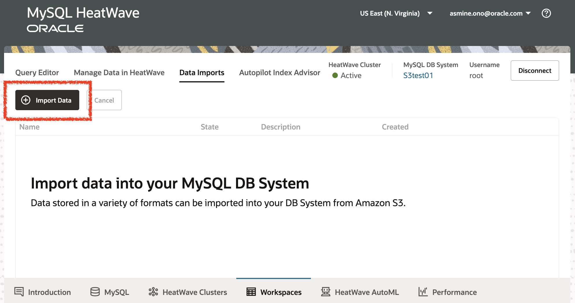 HeatWave on AWS