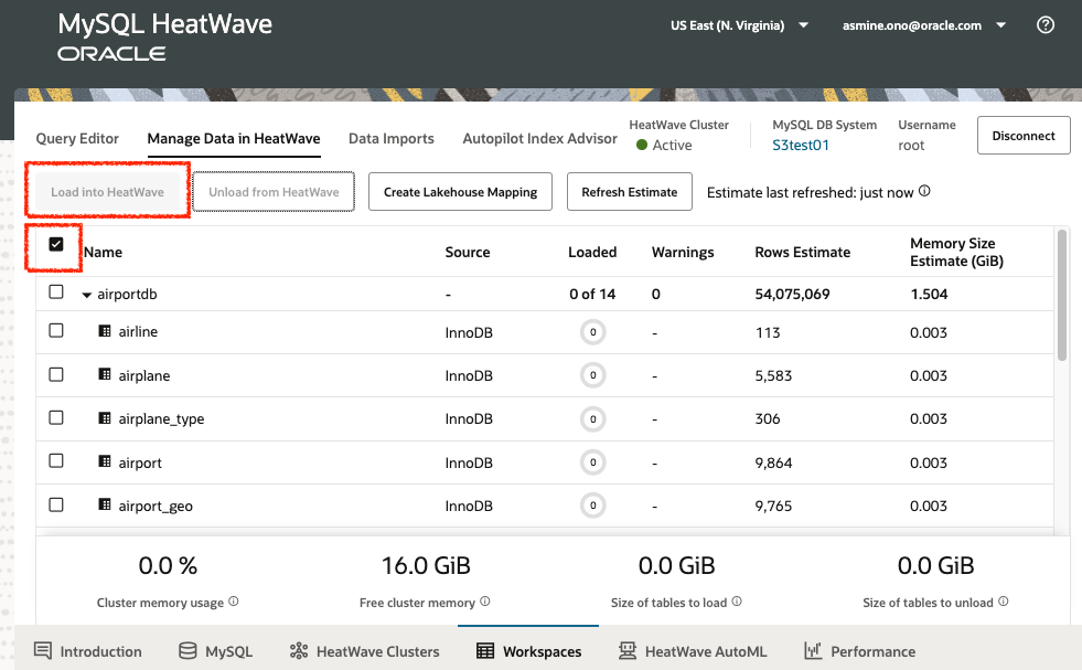 HeatWave on AWS
