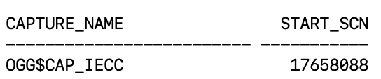 Integrated Extract start SCN