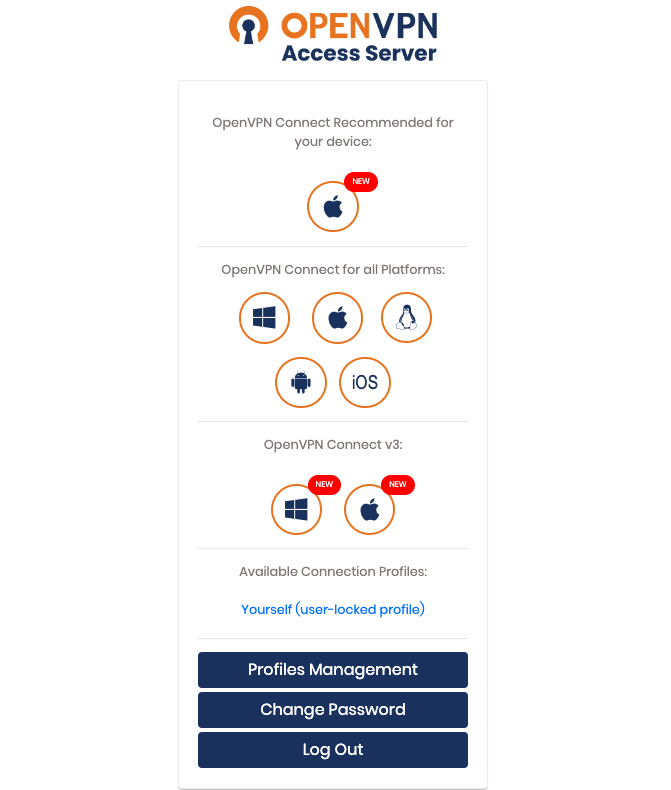 OpenVPN Client Icons