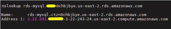 nslookup and private endpoint